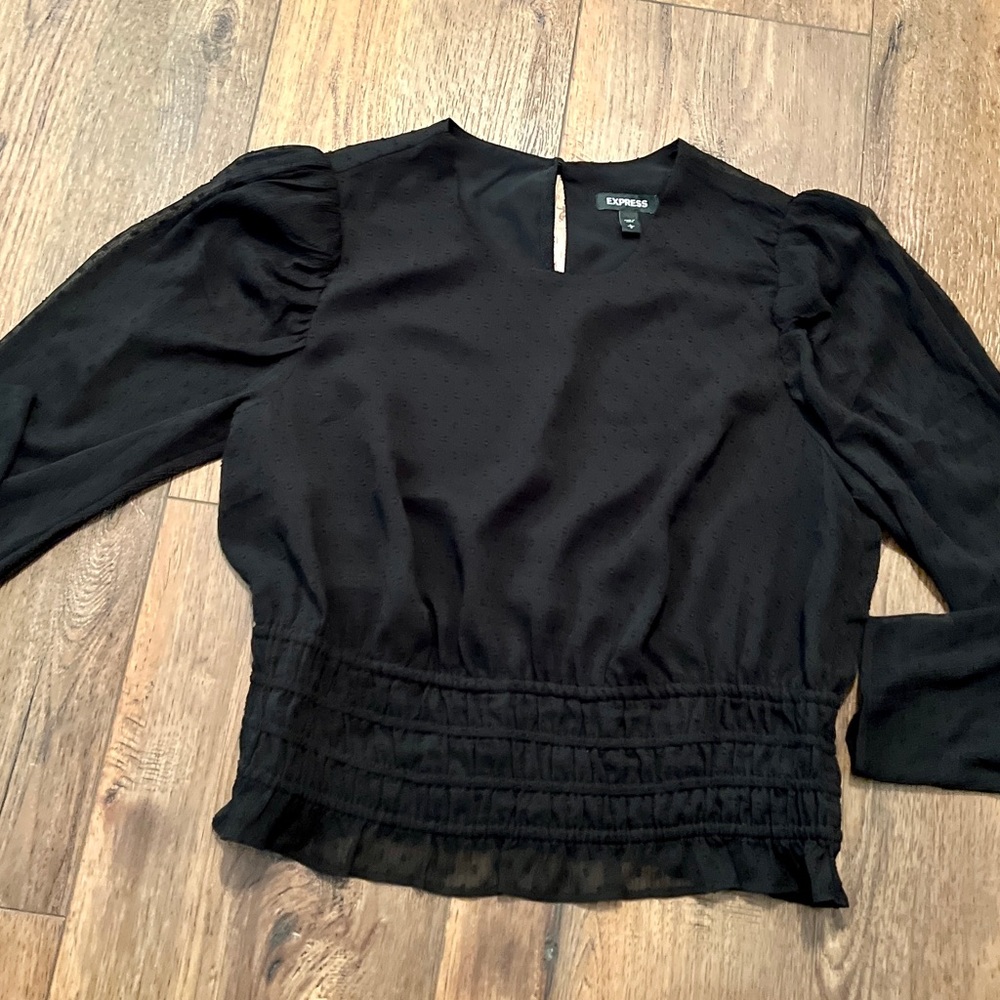 Express sheer top.